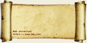 Aca Sebić vizit kartica